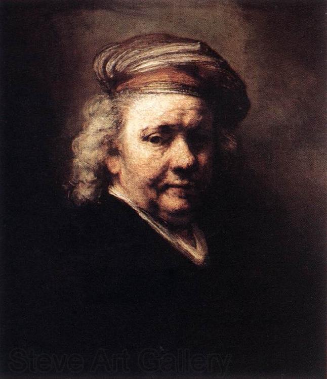 REMBRANDT Harmenszoon van Rijn Self-Portrait   w6 France oil painting art